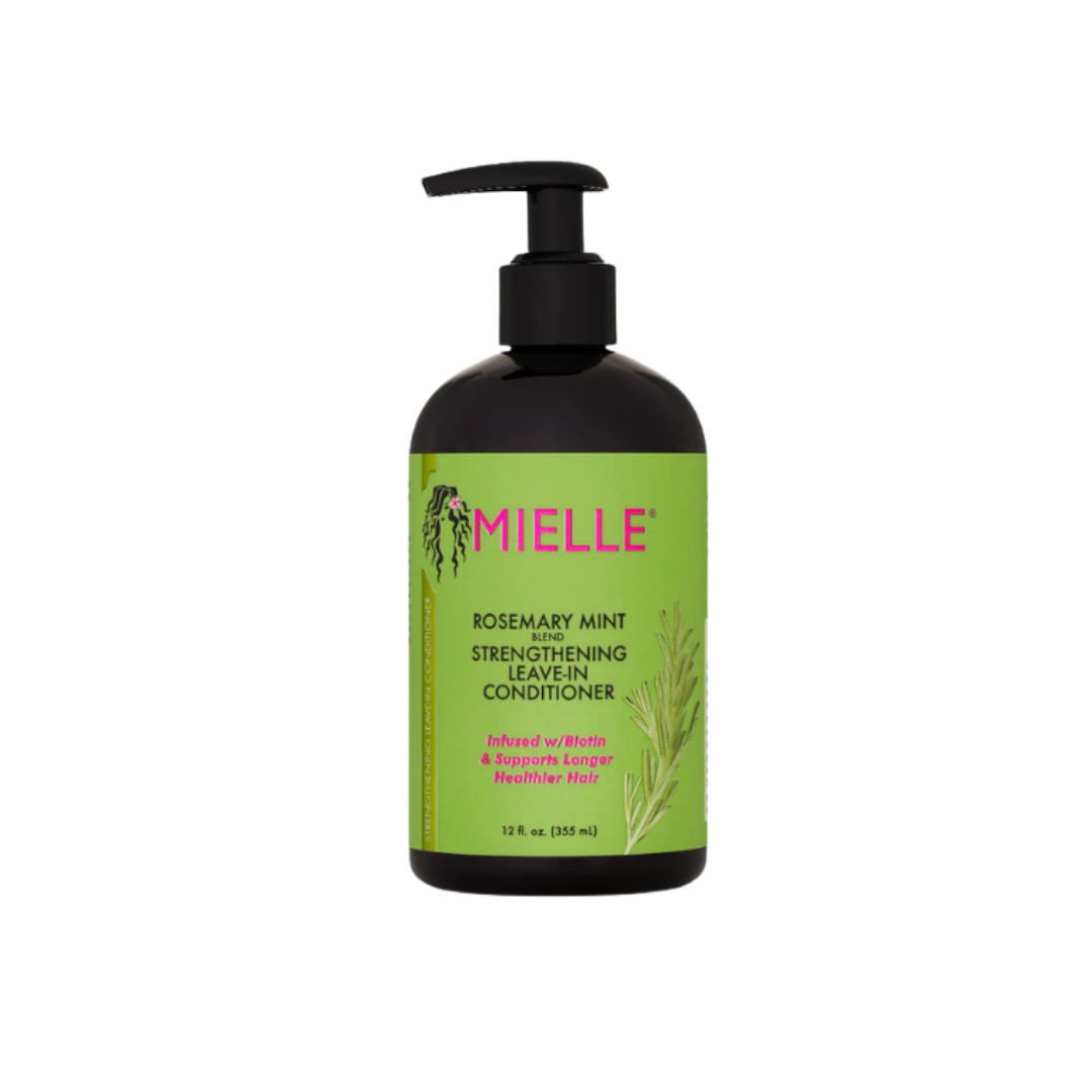 Mielle Rosemary Mint Strengthening Leave-In Conditioner - 355ml | بلسم الشعر المرطب والمقوي بالروزماري والنعناع  - 355 مل
