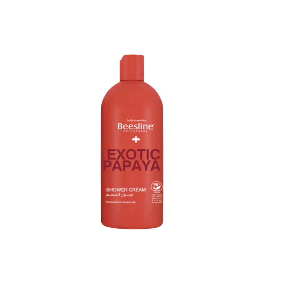 Beesline Exotic Papaya Shower Cream - 750ml | |بيزلين كريم استحمام بالبابايا - 750 مل