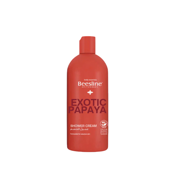 Beesline Exotic Papaya Shower Cream - 750ml | |بيزلين كريم استحمام بالبابايا - 750 مل