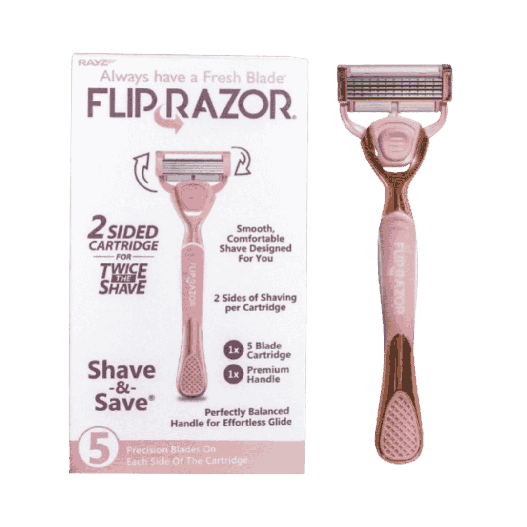 FLIP RAZOR 2 SIDED CARTRIDGE FOR TWICE THE SHAVE | شفرة حلاقة مزدوجة الجوانب لحلاقة تدوم مرتين أكثر