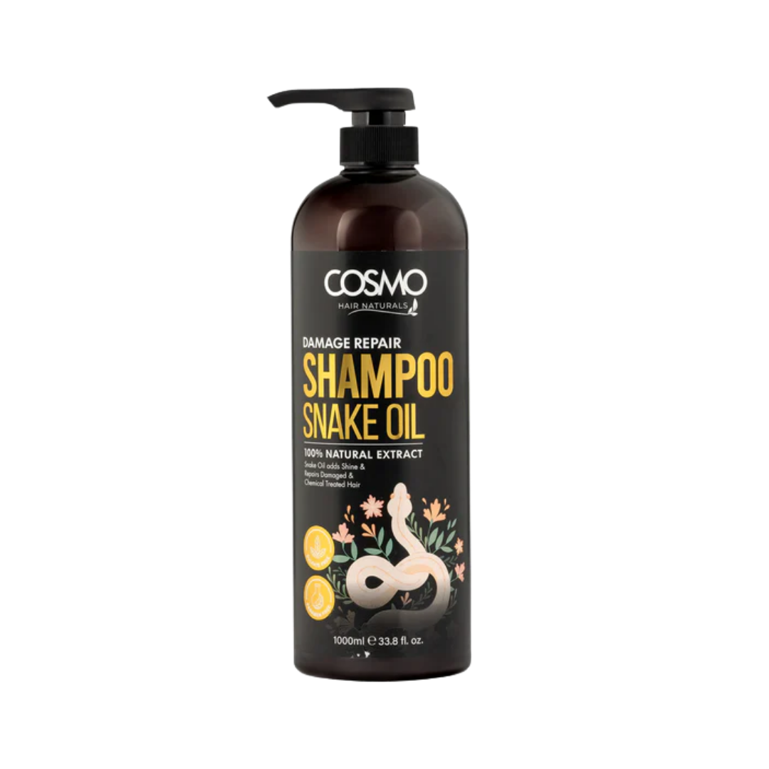 COSMO damage repair shampoo snake oil - 1000ml | كوزمو شامبو لاصلاح الشعر التالف - 1000 مل