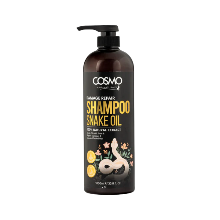 COSMO damage repair shampoo snake oil - 1000ml | كوزمو شامبو لاصلاح الشعر التالف - 1000 مل