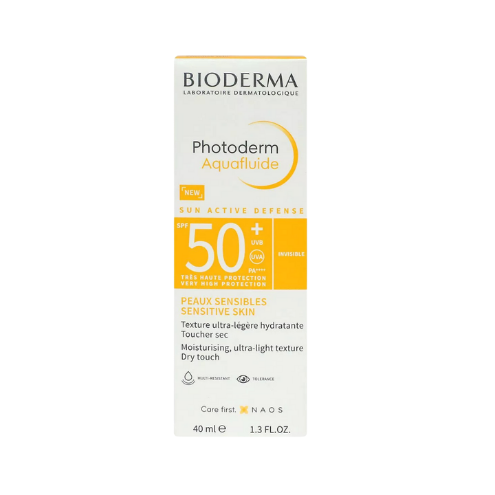 BIODERMA Photoderm Aquafluide SPF50+ | بيوديرما واقي شمسي بعامل حماية 50 للبشرة الدهنية