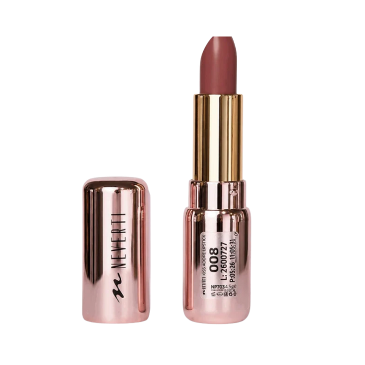 Neverti Kiss Adore Shiny Lipstick - 4.5g | نيفرتي أحمر شفاه - 4.5غ