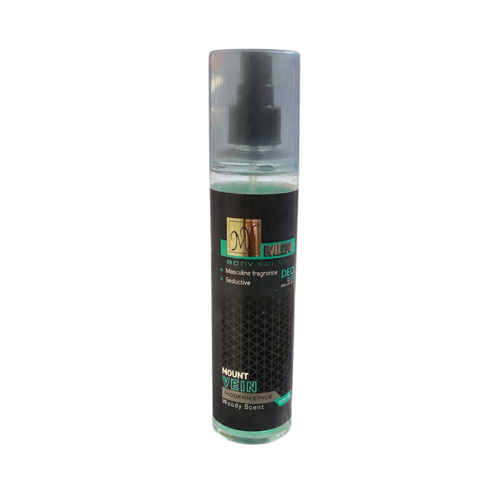 M .Y Men Body Splash Mount Vein - 220ml |ام واي بخاخ ميست الجسم للرجال – 220 مل