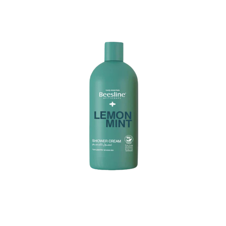 Beesline Lemon & Mint Shower Cream - 500ml |  بيزلين كريم استحمام بالليمون و النعنع - 500 مل