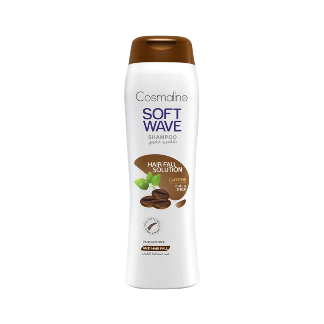 Cosmaline Soft Wave Hair Fall Solution Shampoo For Anti Hair Fall - 400ml | كوزمالين شامبو لعلاج التساقط