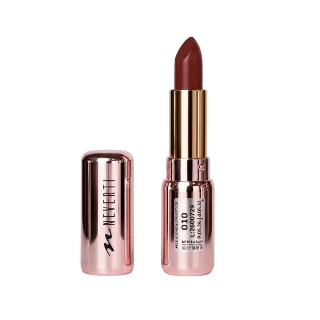 Neverti Kiss Adore Shiny Lipstick - 4.5g | نيفرتي أحمر شفاه - 4.5غ