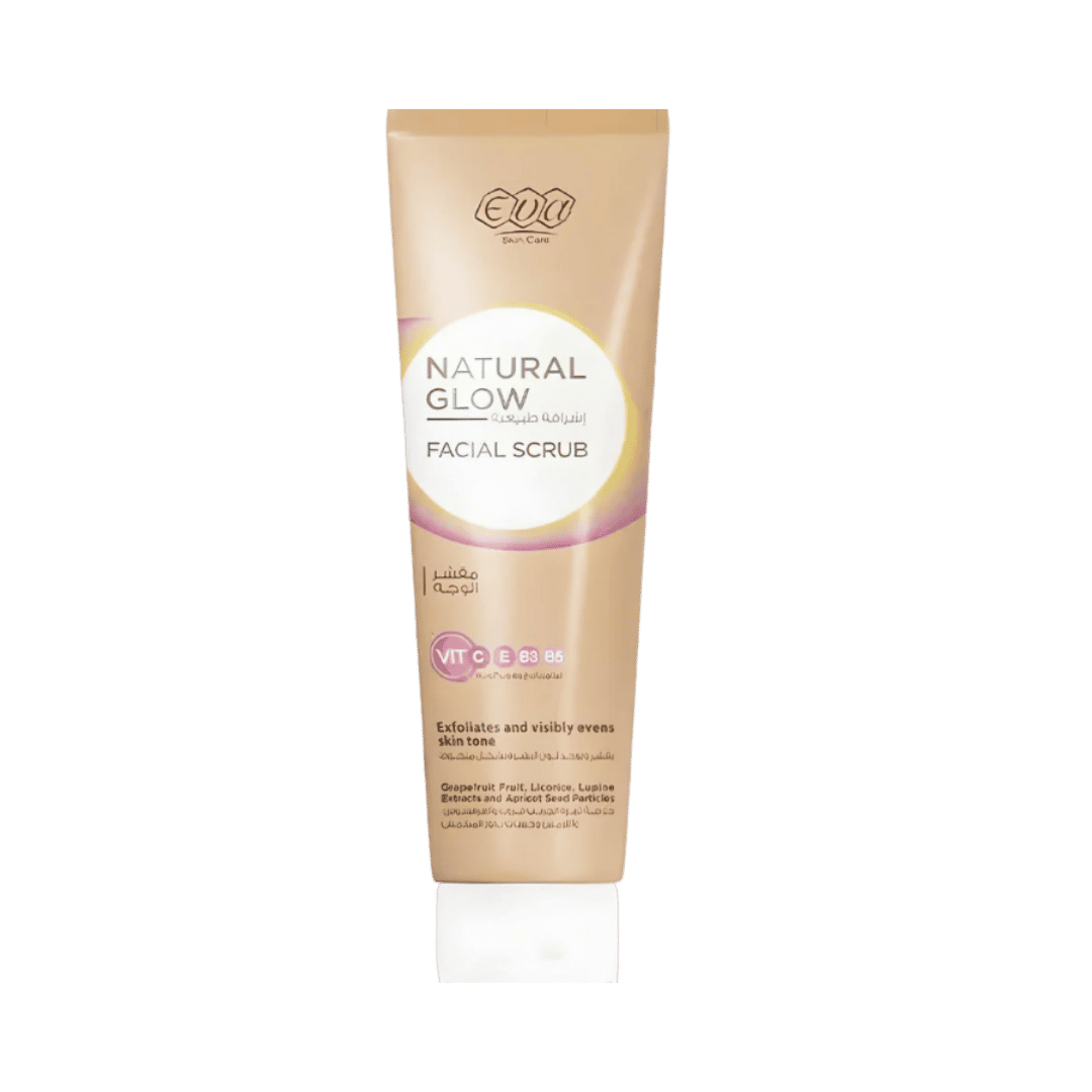 Eva Skin Care Natural Glow Facial Scrub - 100ml | ايفا مقشر وجه انتعاش طبيعي - 100مل