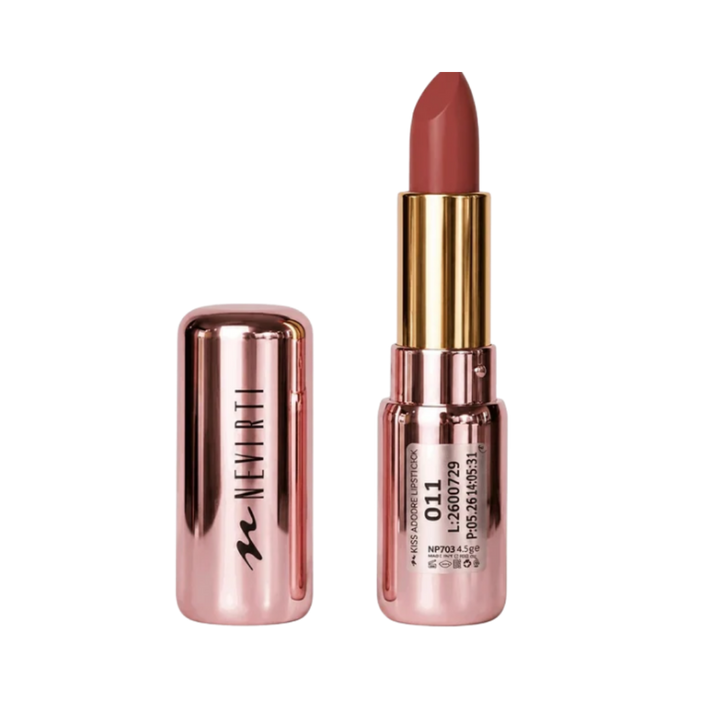 Neverti Kiss Adore Shiny Lipstick - 4.5g | نيفرتي أحمر شفاه - 4.5غ