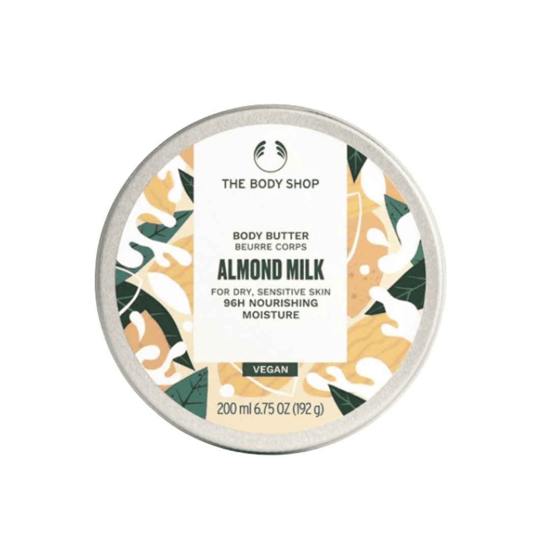 The Body Shop Body Butter For Dry Sensitive Skin - 200ml | ذا بودي شوب زبدة الجسم بزيت اللوز - للبشرة الجافة و الحساسة - 200 مل