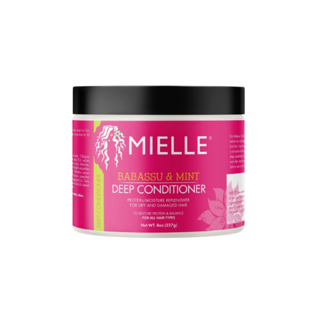 MIELLE Organics Babassu Oil Mint Deep Conditioner - 227g | ميلي بلسم عميق بزيت الباباسو و النعنع - 227 غرام