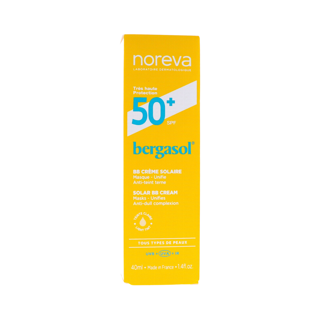 NOREVA Bergasol BB Crème solaire SPF50+ - 40ml | نوريفا بيرغاسول بي بي كريم واقي شمس SPF50+ – 40 مل
