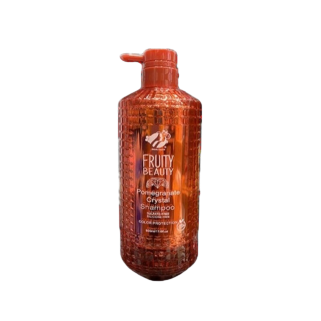 FRUITY BEAUTY Pomegranate Crystal Shampoo - 500ml | فروتي بيوتي شامبو الرمان للحفاظ على لون الشعر - 500 مل