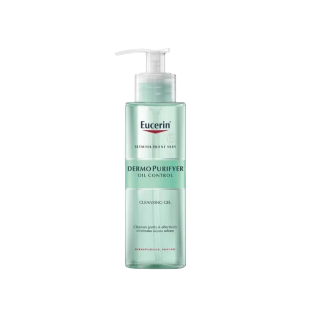 Eucerin Dermo Purifyer Oil Control Cleansing Gel - 200ml | يوسيرين غسول جل للتحكم بافرازات الزيوت - 200 مل
