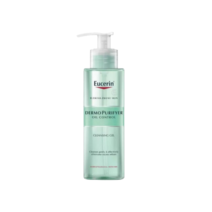 Eucerin Dermo Purifyer Oil Control Cleansing Gel - 200ml | يوسيرين غسول جل للتحكم بافرازات الزيوت - 200 مل