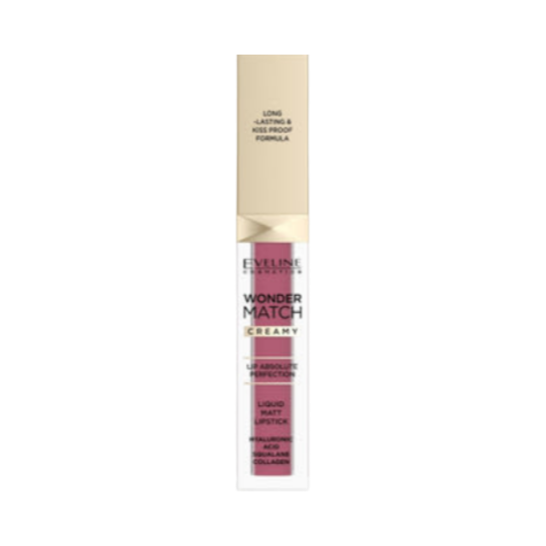 EVELINE Wonder Match Creamy Liquid Matt Lipstick - 6.8ml | ايفلين أحمر شفاه مات - 6.8 مل