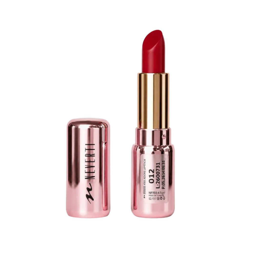 Neverti Kiss Adore Shiny Lipstick - 4.5g | نيفرتي أحمر شفاه - 4.5غ