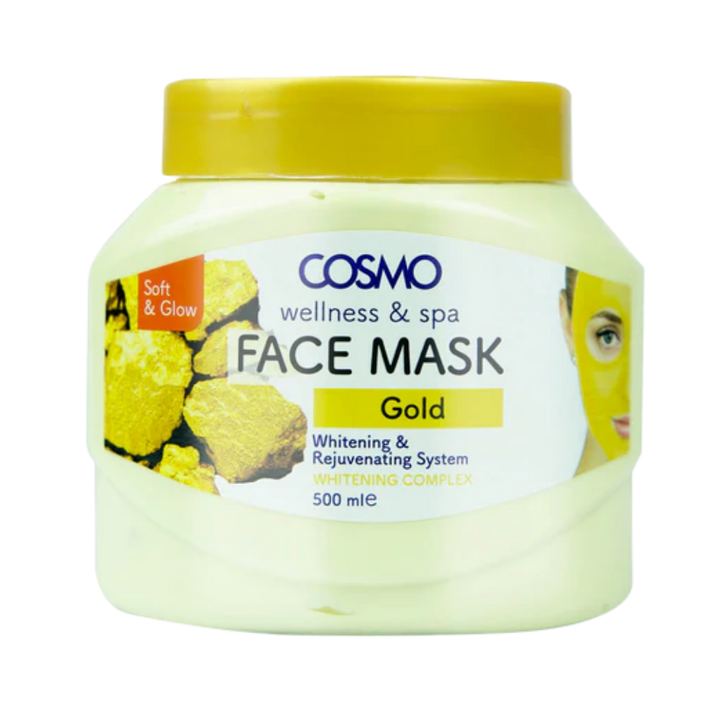 COSMO Face Mask Gold - 500ml | كوزمو قناع الوجه بالذهب النقي - 500 مل
