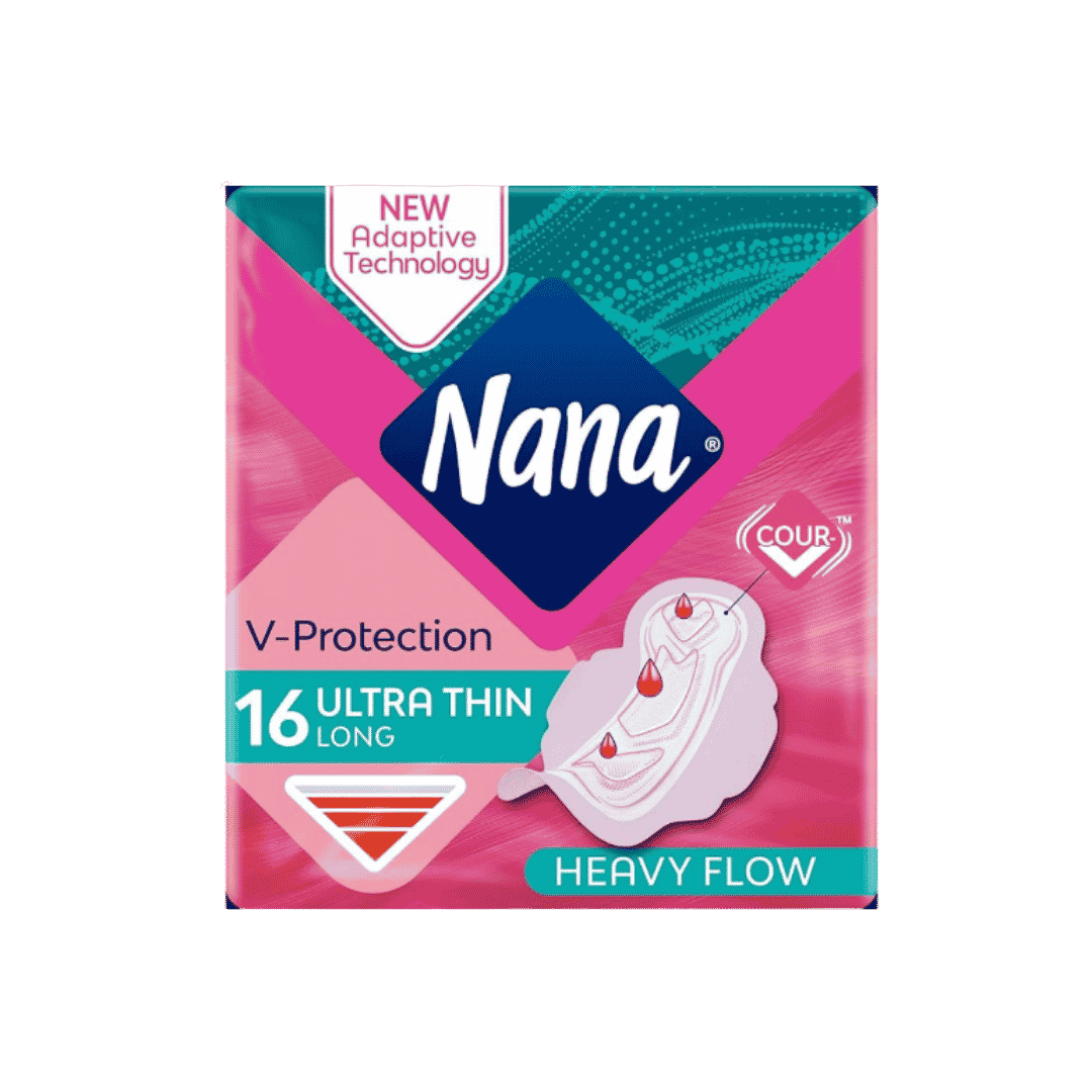Nana Ultra Thin Extra Long - 16pcs | نانا ألترا ثين اكسترا - 16 قطعة
