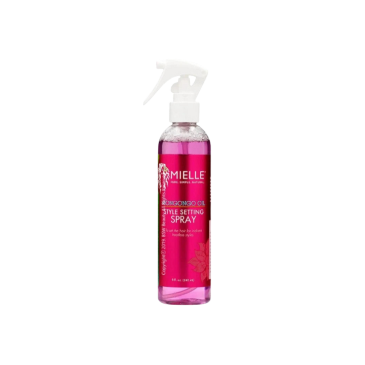 MIELLE Mongongo Oil Style Setting Spray - 240ml | ميلي بخاخ مثبت للشعر بزيت  المونغونغو - 240 مل