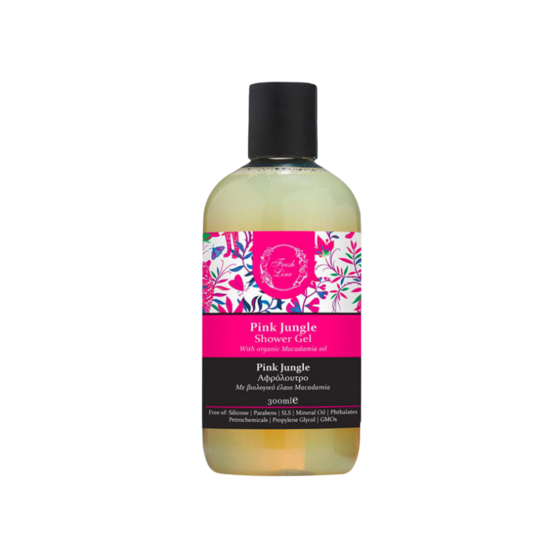 Fresh Line Pink Jungle  Shower Gel - 300 ml| فريش لاين جل استحمام منعش للجسم -300 مل