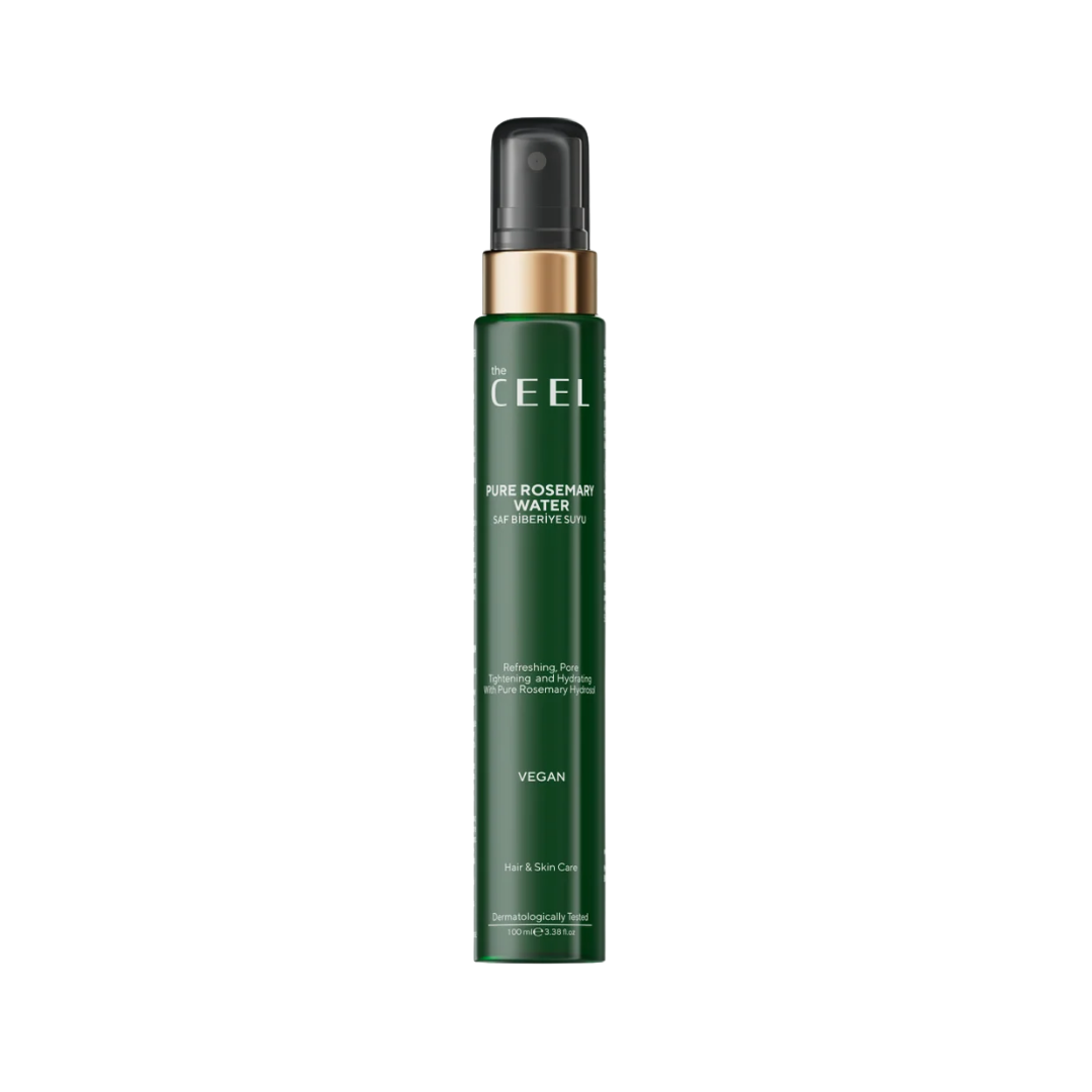 the CEEL Pure Rosemary Water Hair & Skin - 100ml | ذا سيل بخاخ ماء اكليل الجبل للشعر وللبشرة - 100 مل