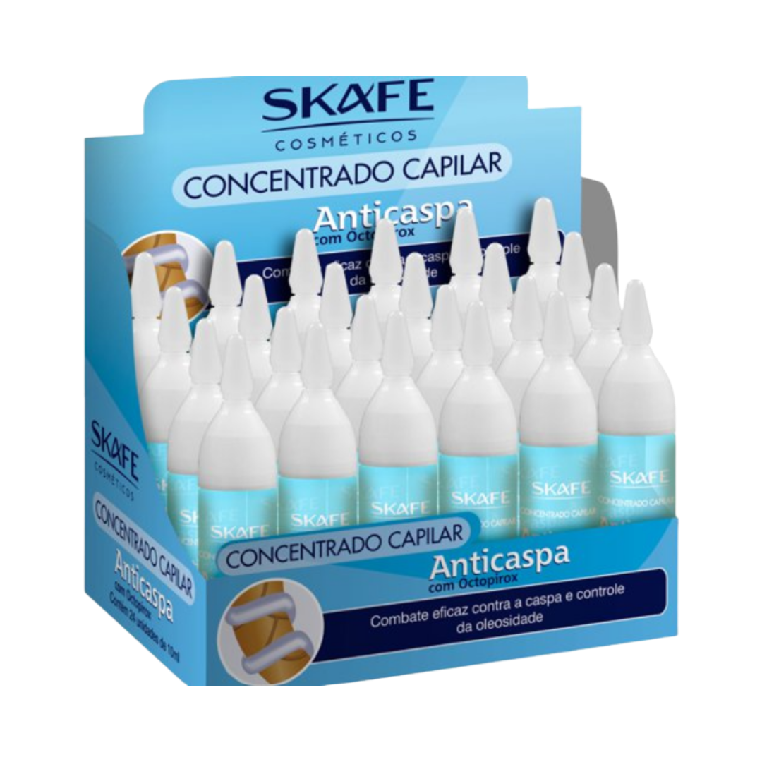 SKAFE Concentrado Capilar Anticaspa (24 x 10Ml) | سكاف أمبولات علاج القشرة  - 24*10 مل