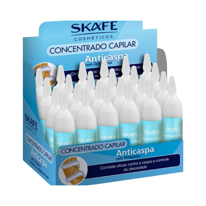 SKAFE Concentrado Capilar Anticaspa (24 x 10Ml) | سكاف أمبولات علاج القشرة  - 24*10 مل