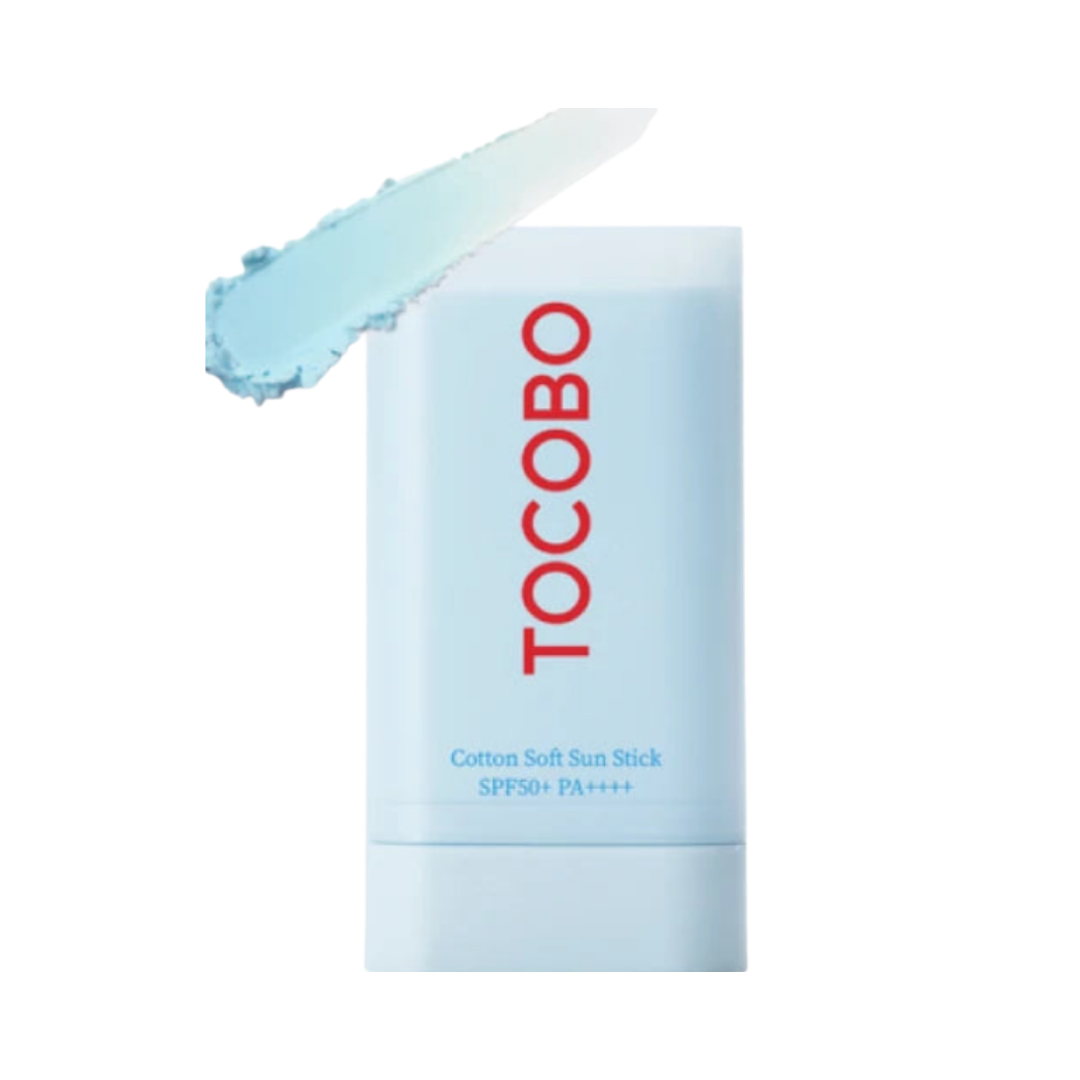 TOCOBO Cotton Soft Sun Stick Spf 50+ PA - 19g |  توكوبو واقي شمسي ستيك بمستخلص بالقطن Spf50+ - 50 مل