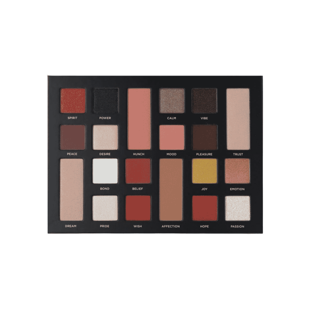 Nora Bo Awadh Faith Eyeshadow Palette 20 Colors | نوره بو عوض باليت اي شادو - 20 لون