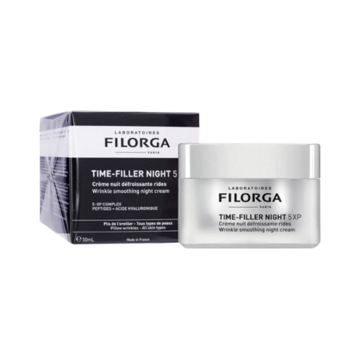 FILORGA TIME-FILLER NIGHT 5XP - Wrinkle-smoothing night cream - 50ml | فيلورجا كريم ليلي مضاد للتجاعيد- 50مل