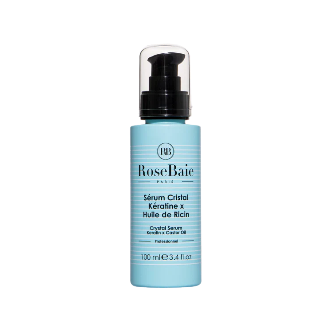 RoseBaie Serum Cristal Keratin x Huile De Ricin - 100ml | روزباي سيروم كيراتين و زيت الخروع - 00 مل