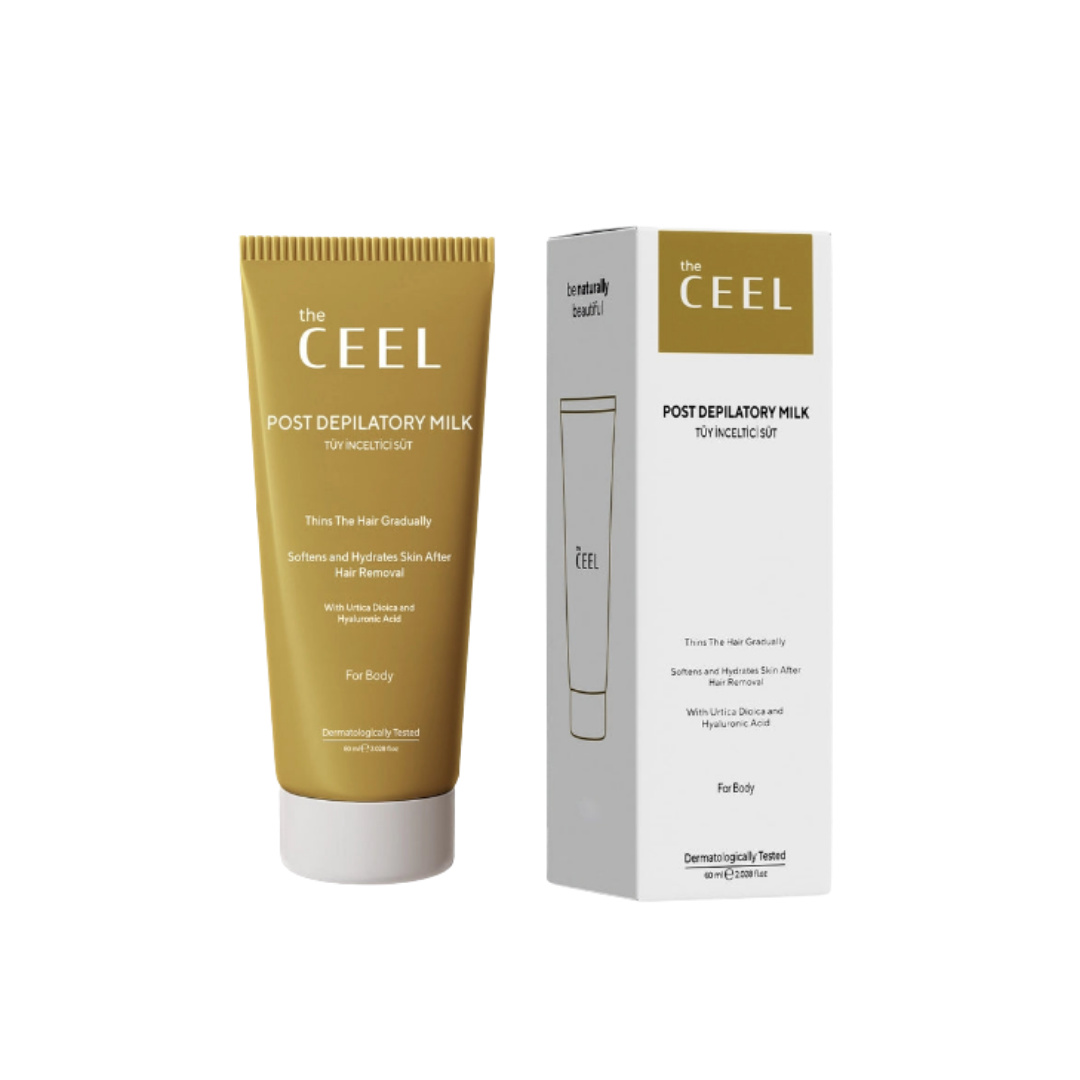 the CEEL Post Depilatory Milk For Body - 60ml | ذا سيل حليب للجسم بعد ازالة الشعر - 60 مل