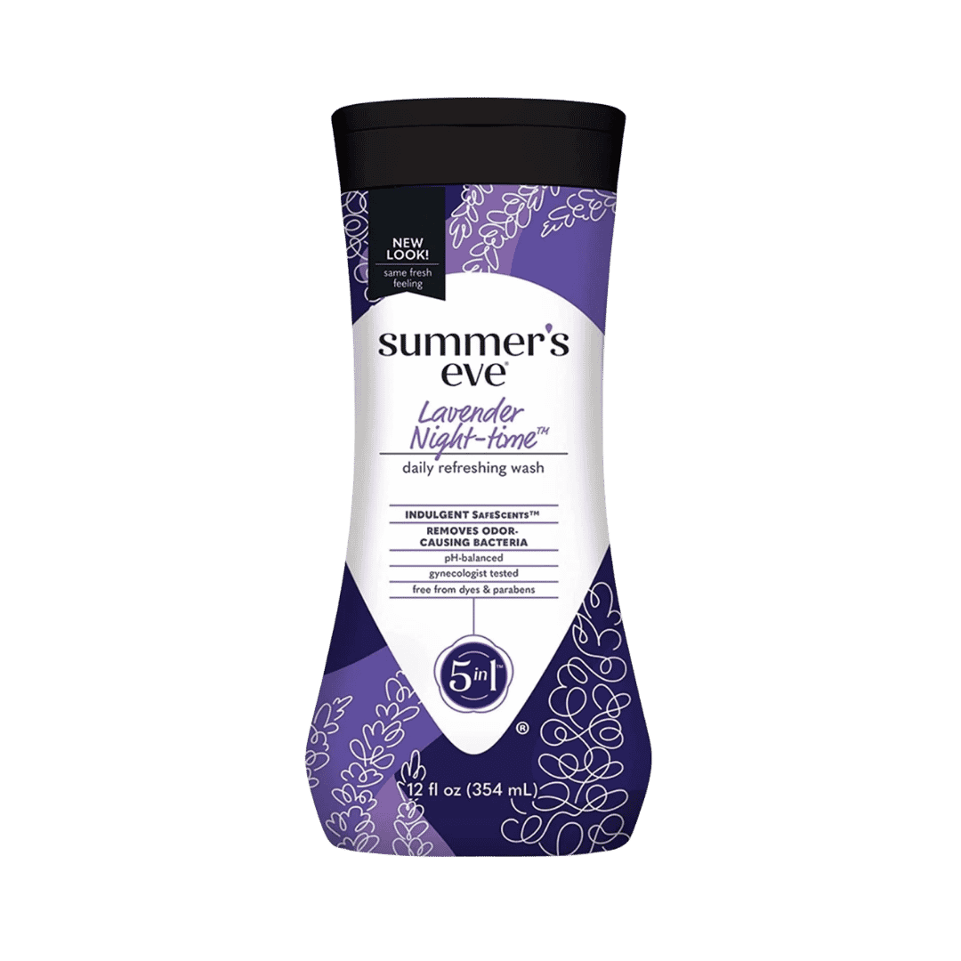 Summer's Eve Night-Time Cleansing Wash For Sensitive Skin - 354ml | سمرز ايف غسول للمناطق الحساسة بلافاندر - 354 مل