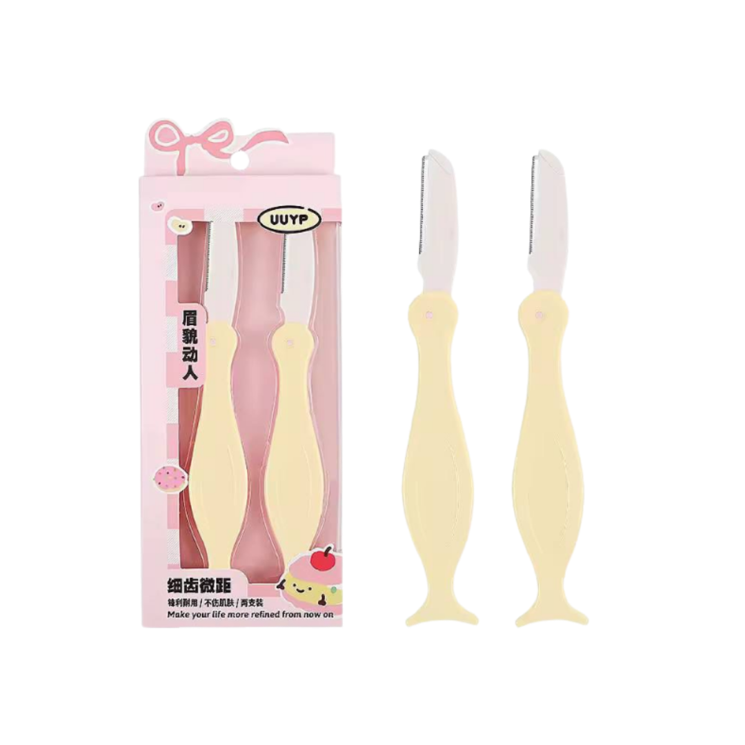 UUYP Penguin Eyebrow Trimmer 2-Pack | مجموعات شفرات للوجه