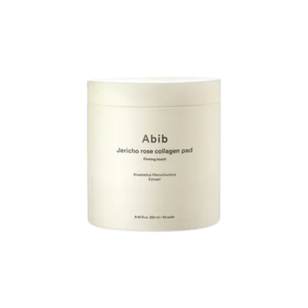 Abib Jericho Rose Collagen Pad Firming Touch - 250 ml / 60 Pads | ابيب وسادات تونر بالكولاجين و الورد - 250 مل | 60 قطعة