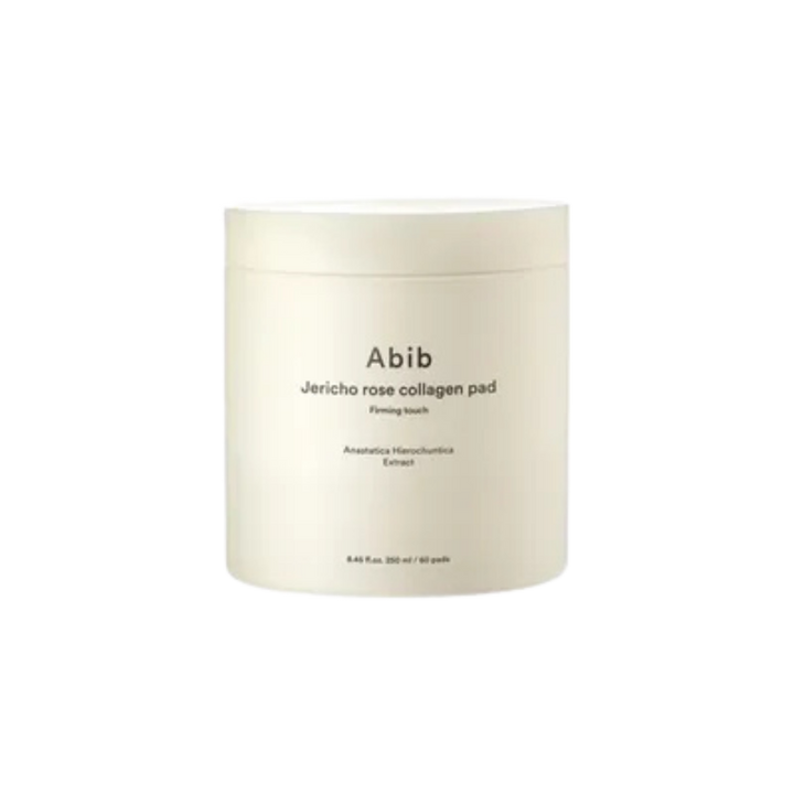 Abib Jericho Rose Collagen Pad Firming Touch - 250 ml / 60 Pads | ابيب وسادات تونر بالكولاجين و الورد - 250 مل | 60 قطعة