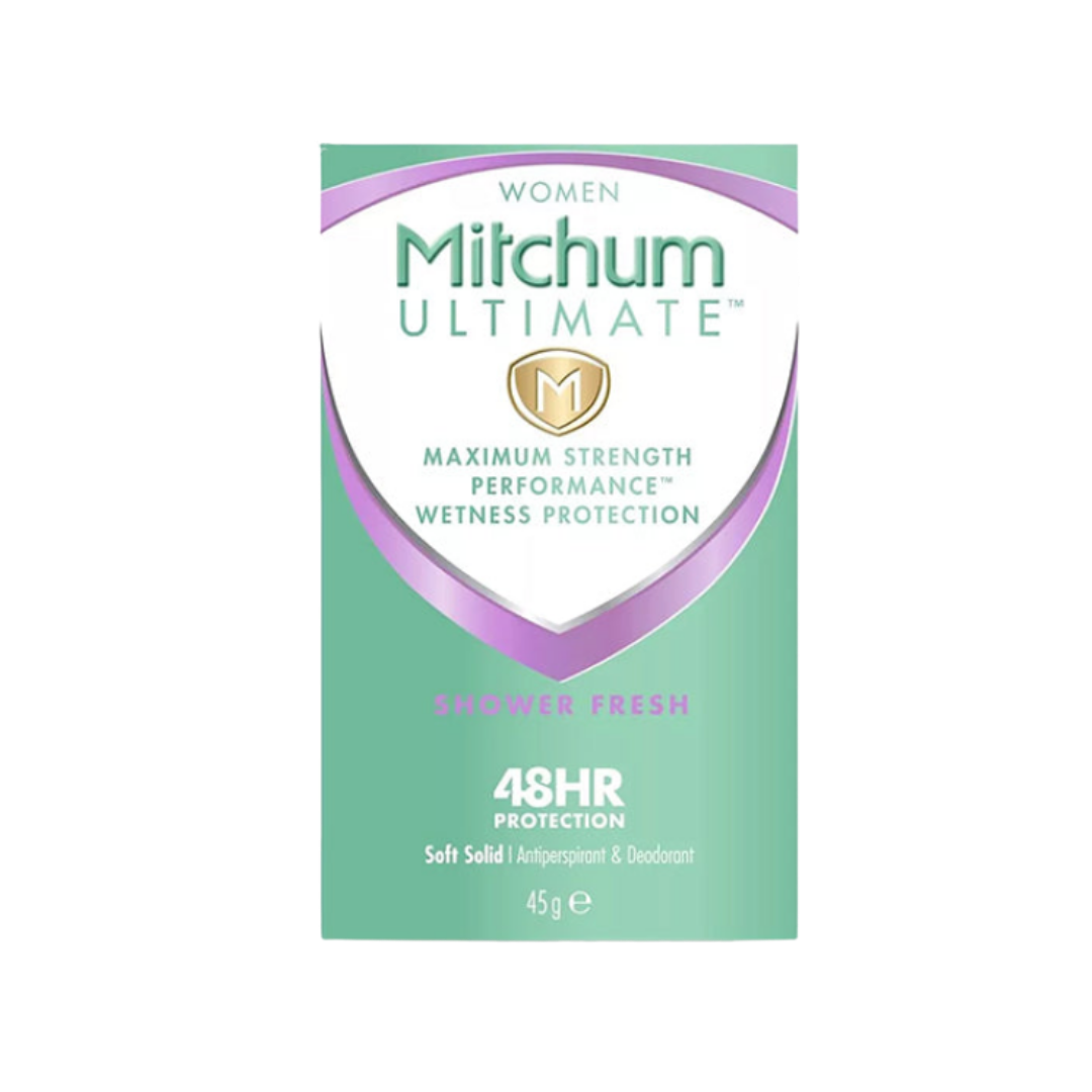 Mitchum 48HR Protection Soft Solid Deodorant Shower Fresh - 45g | ميتشوم مزيل تعرق رول شاور فريش - 45 غ