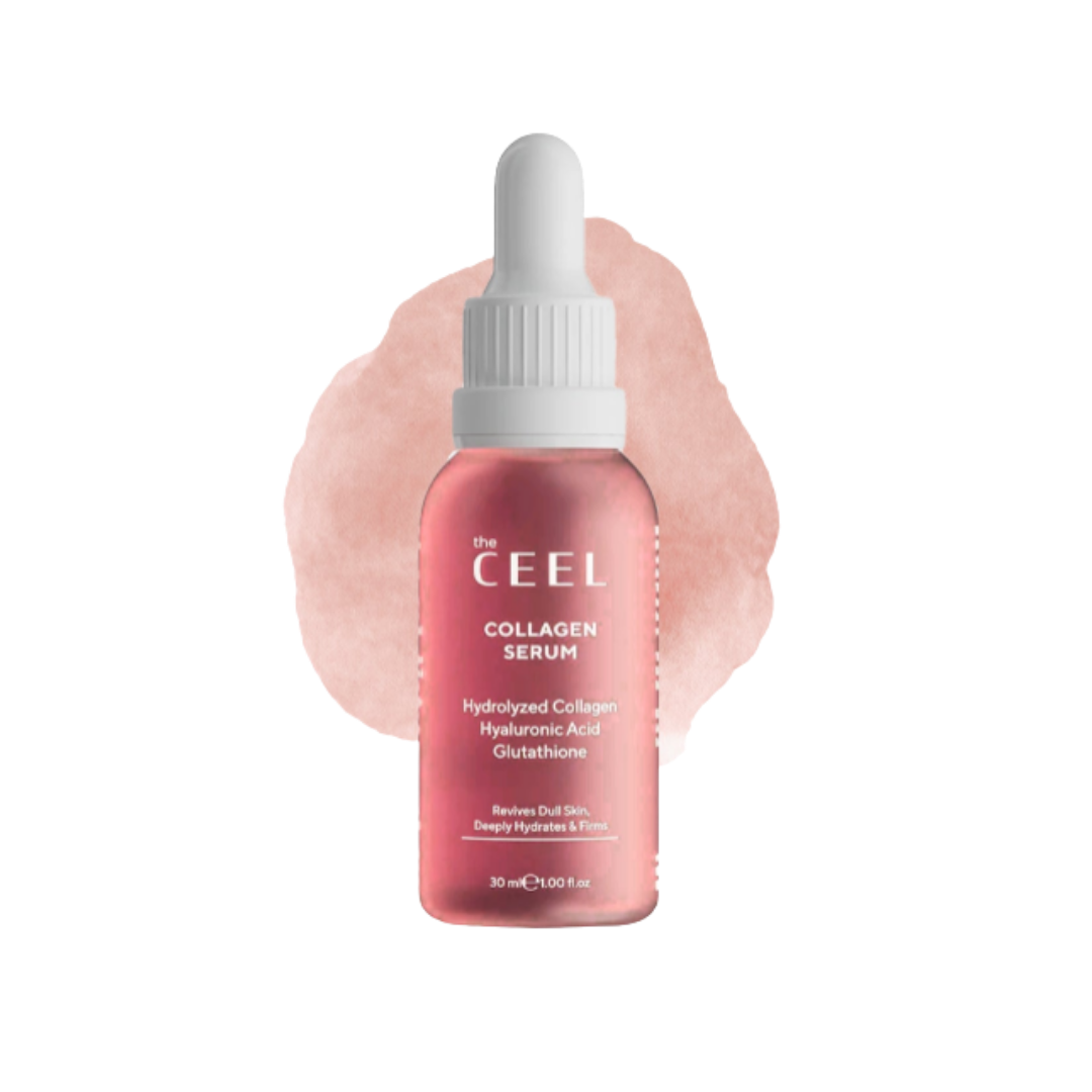 the CEEL Serum Hydrolyzed Collagen Hyaluronic Glutathione - 30ml | ذا سيل سيروم كولاجين متحلل و الهيالورونيك اسيد و جلوتاثيون - 30 مل