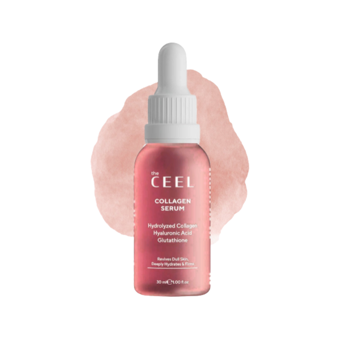 the CEEL Serum Hydrolyzed Collagen Hyaluronic Glutathione - 30ml | ذا سيل سيروم كولاجين متحلل و الهيالورونيك اسيد و جلوتاثيون - 30 مل