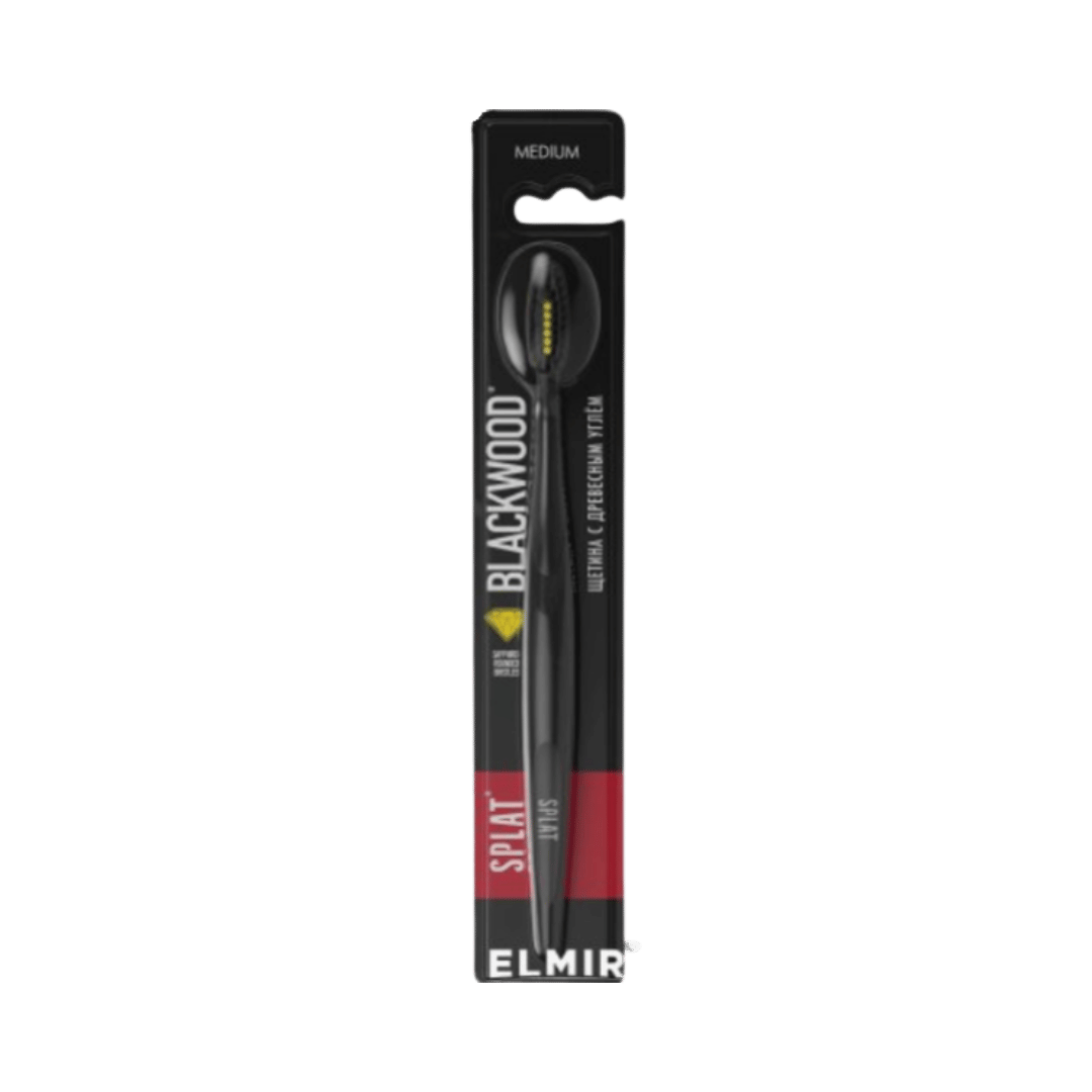 Splat Toothbrush Special Blackwood Medium |سبلات فرشاة الأسنان المتوسطة بلاكوود الخاصة