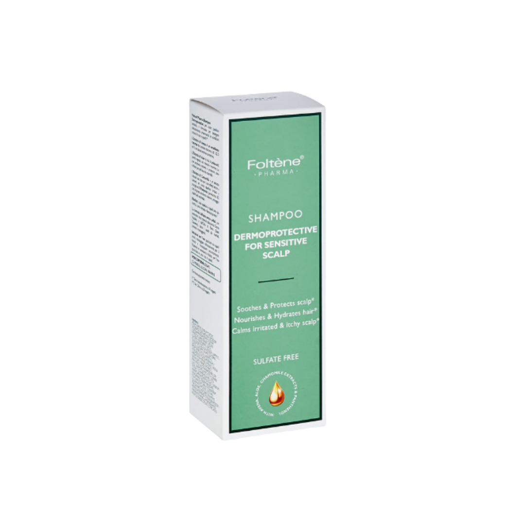 Foltene Pharma Dermoprotectivo Shampoo for Sensitive Scalp - 200ml | فولتين فارما شامبو لطيف على البشرة - 200 مل