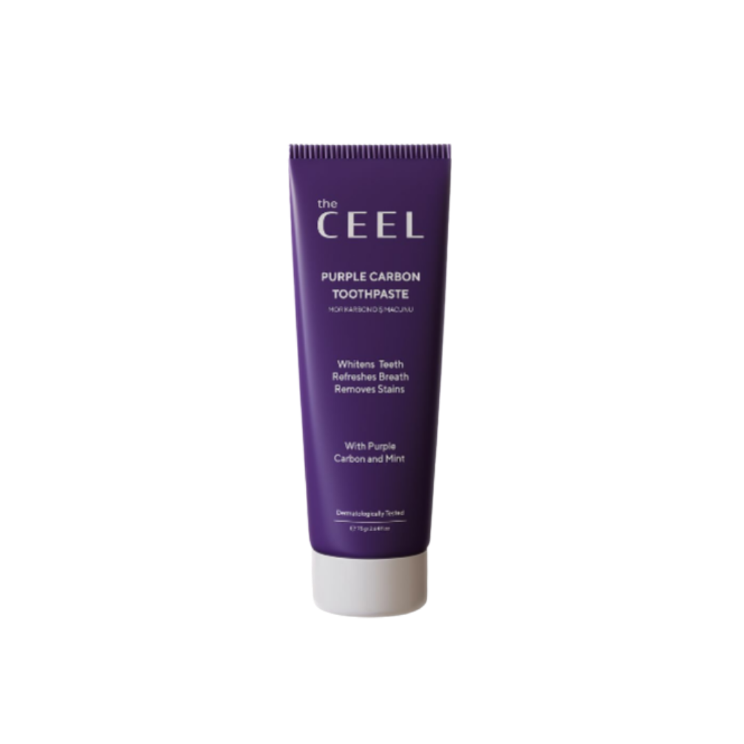 the CEEL Purple Carbon Toothpaste With Purple Carbon And Mint - 75g | ذا سيل معجون أسنان بالكربون والنعناع - 75 غ