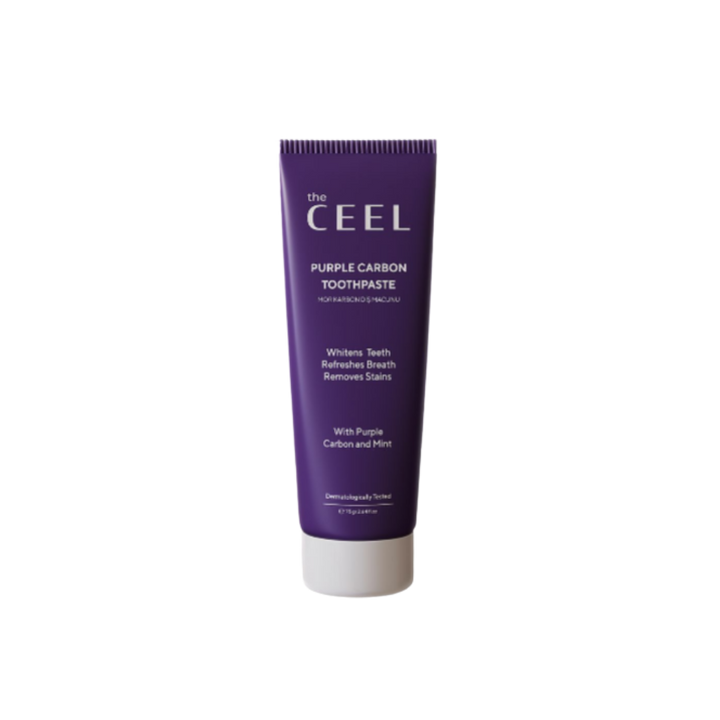 the CEEL Purple Carbon Toothpaste With Purple Carbon And Mint - 75g | ذا سيل معجون أسنان بالكربون والنعناع - 75 غ