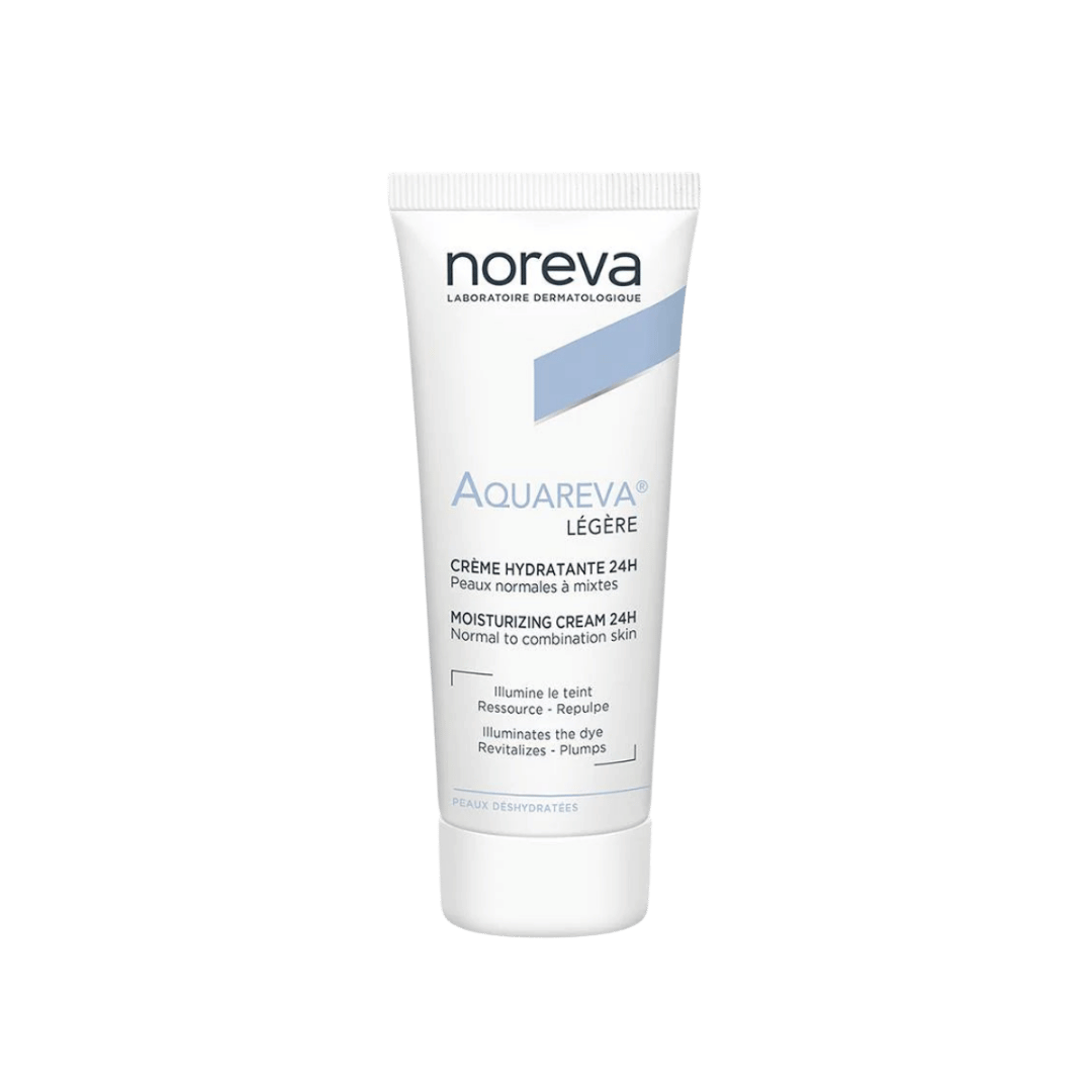 Noreva Aquareva Creme Hydratante 24H Texture Legere - 40ml | نوريفا كريم مرطب للوجه للبشرة العادية والمختلطة - 40 مل