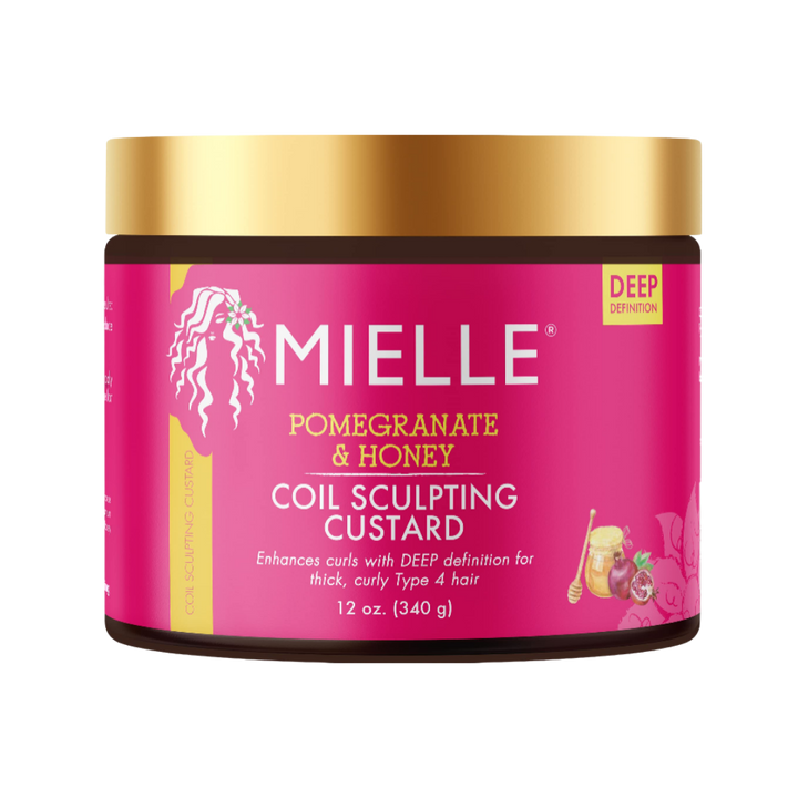 MIELLE Pomegranate & Honey Coil Sculping Custard - 340g | ميلي كسترد تشكيل التجعيدات بالعسل و الرمان - 340 غرام
