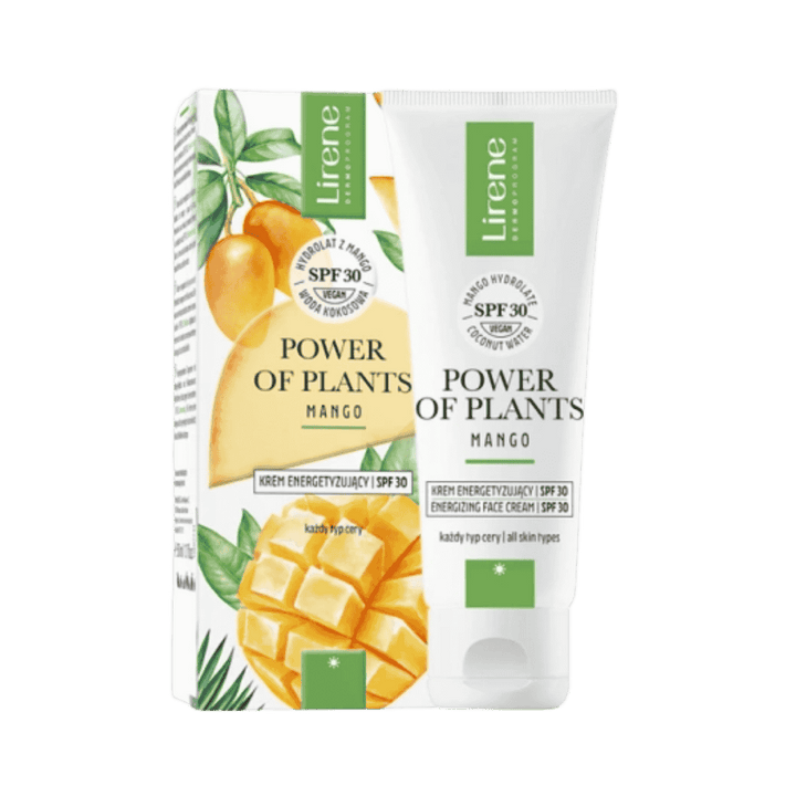 Lirene Power of Plants Energizing Face Cream Mango - 50ml | ليرين كريم للوجه بمستخلص المانغو - 50 مل
