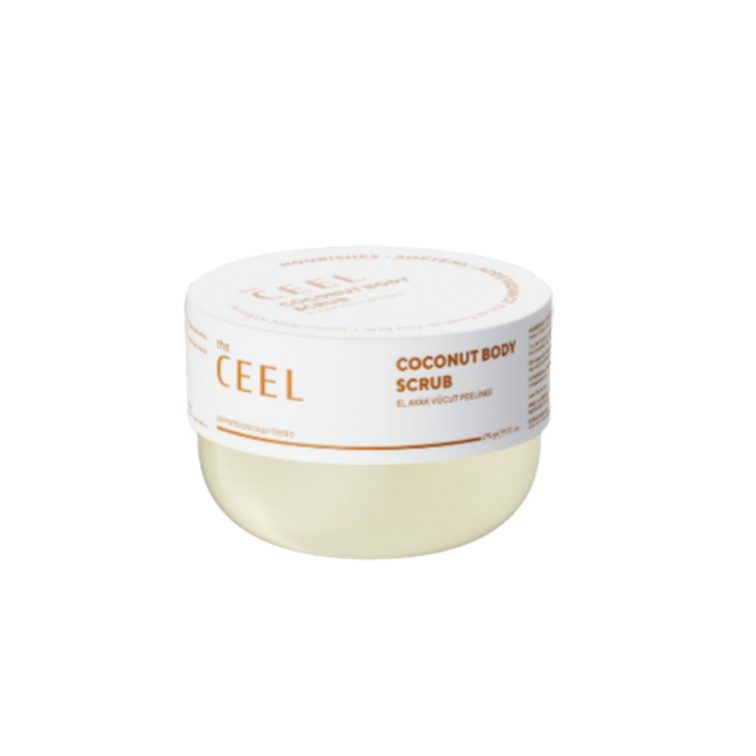 the CEEL Coconut Body Scrub - 275g | ذا سيل مقشر للجسم بزيت جوز الهند - 275 غ