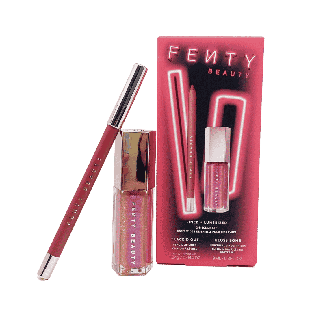 Fenty Beauty Lined + Luminized 2-Piece Lip Set - 9ml | فينتي بيوتي مجموعة مكياج شفاه قطعتين - 9 مل
